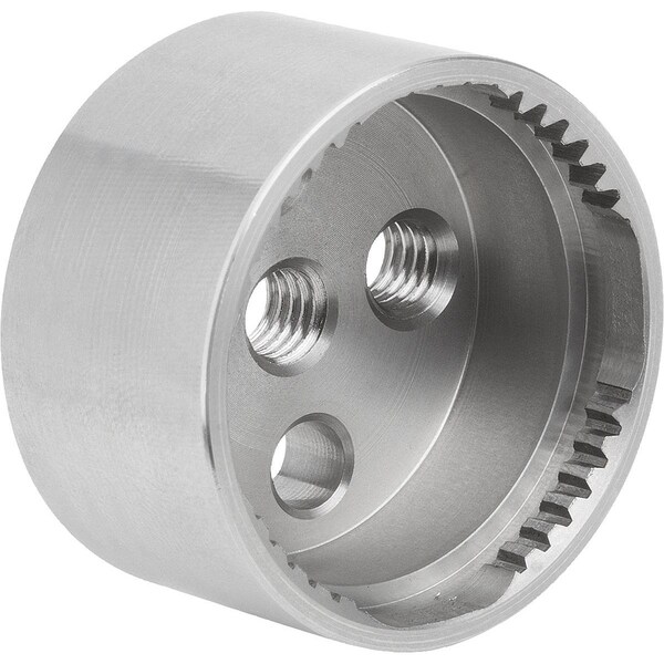 Engagement Element With Internal Toothing, Form:C, D4=23, N=38, H=13, 5, Stainless Steel Bright